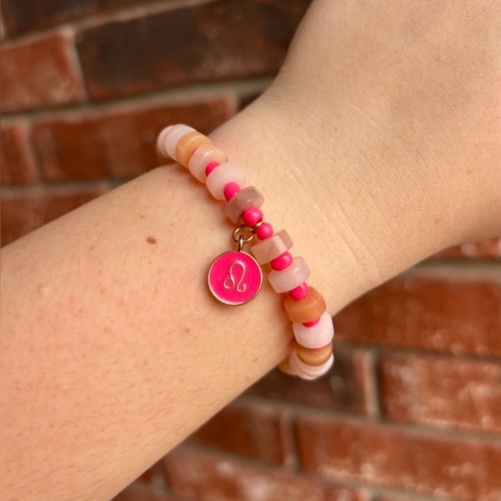 Leo Sunstone Handmade Beaded Bracelet